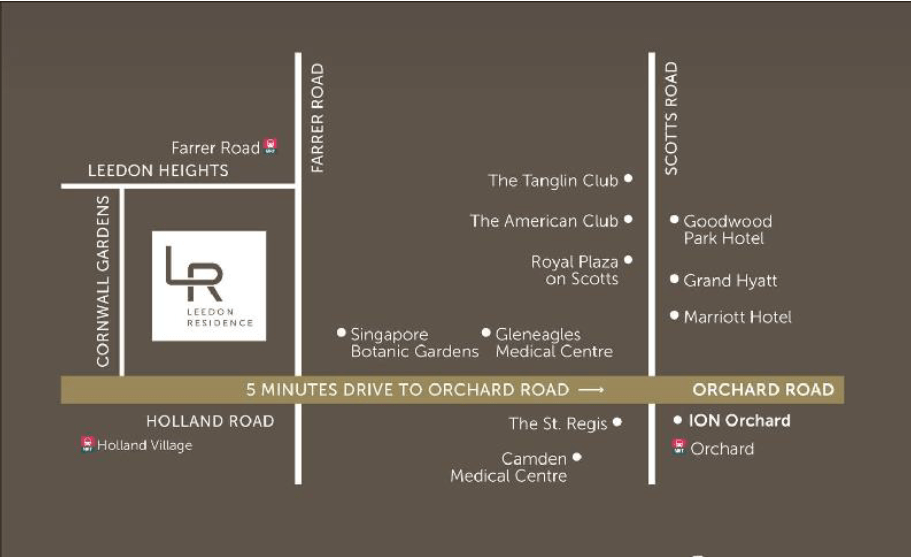 Leedon Residence Location