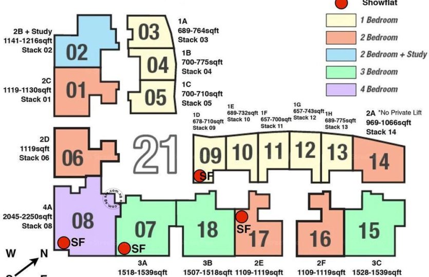 Marina One Residences Site Plan